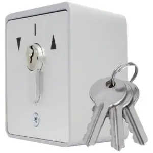 kaiser nienhaus schlüsselschalter aufputz, 2 seitiger schalter (322120)