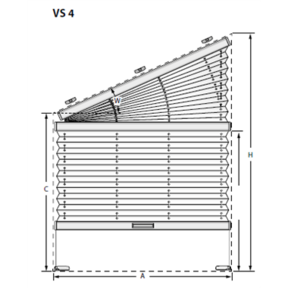 ISOTRA VS4 SLOPE – Modellzeichnung einer Sonderform